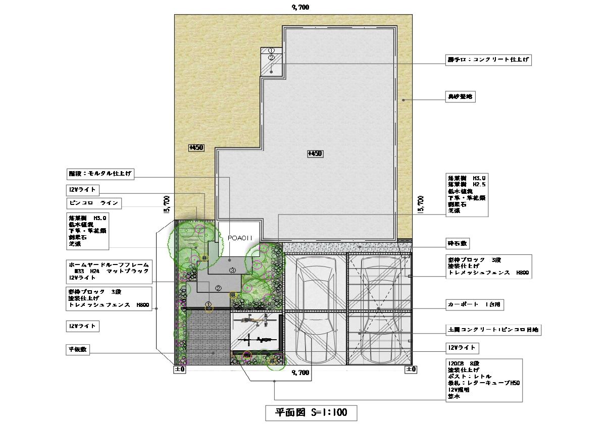 シンプルモダン Vol.051 図面